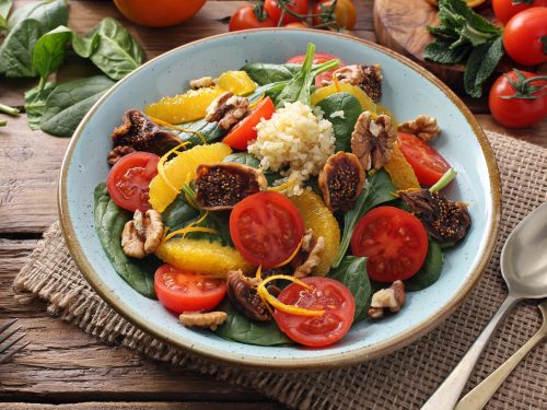 spinach salad orange dressing Mandarin Orange Spinach Salad
