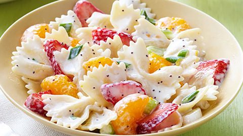 Strawberry Orange Pasta Salad
