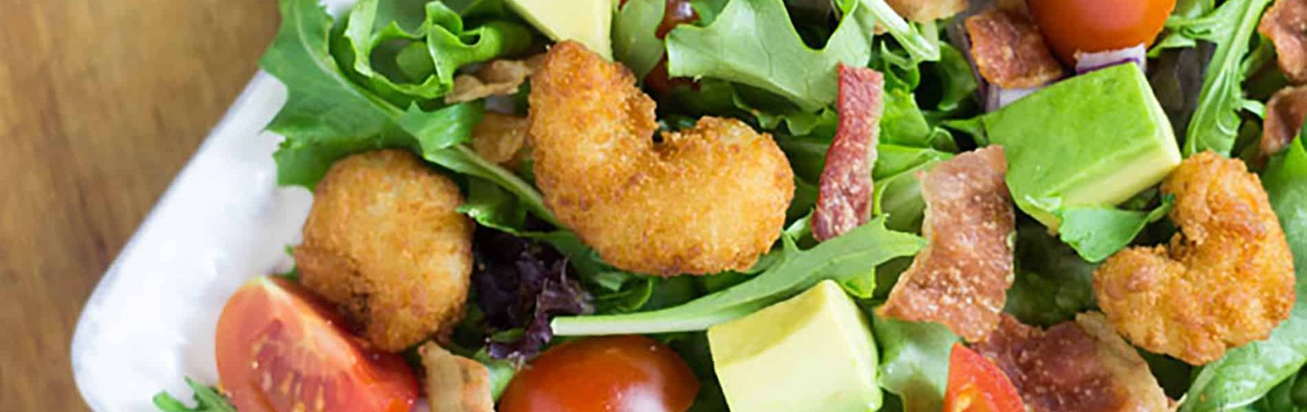 Shrimp, Avocado, Bacon Salad with Chipotle Ranch Dressing - Salad a Day ...