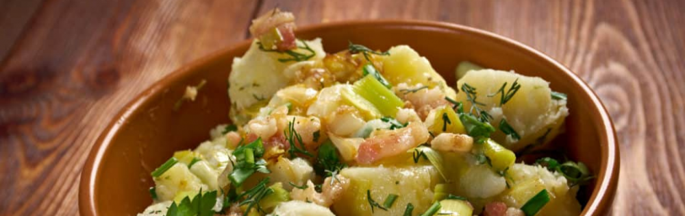 Blue Cheese Bacon Grilled Potato Salad